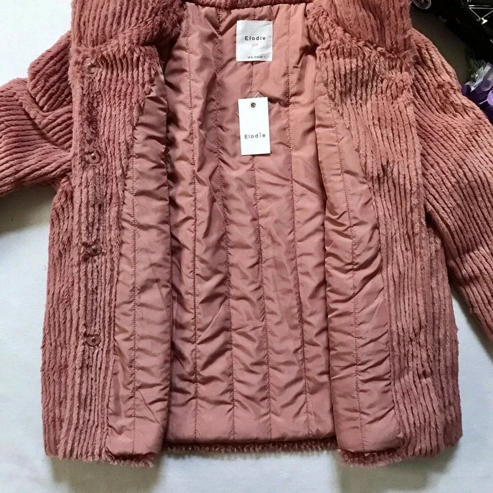 Elodie NWT Faux Fur Hooded Jacket Girls Various